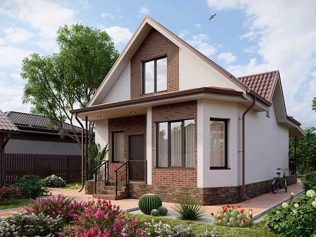 Коттедж П2-124-СП3-ДШ