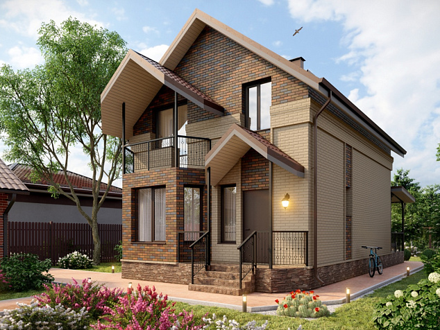 Коттедж П2-122-СП4-СК