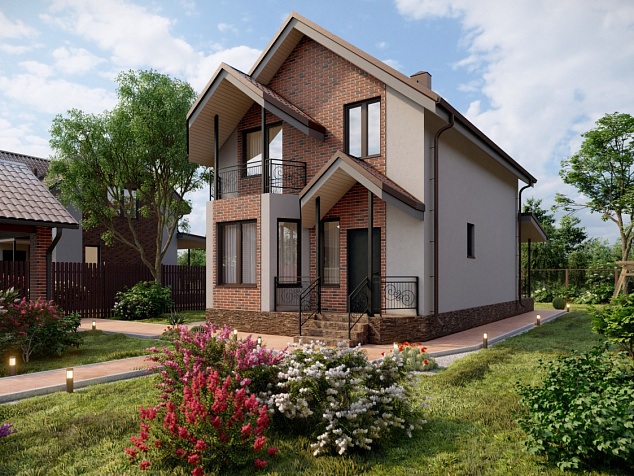 Коттедж П2-122-СП4-ДШ