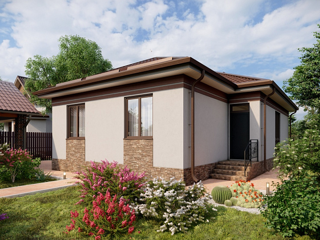 Коттедж П1-115-СП3-ДШ