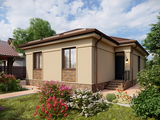 Коттедж П1-115-СП3-СК