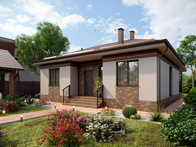 Коттедж П1-100-СП3-ДШ