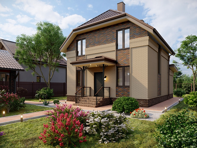 Коттедж П2-120-СП4-СК