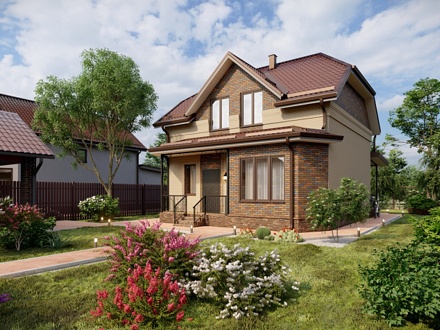 Коттедж П2-133-СП4-СК