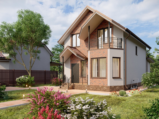 Коттедж П2-122-СП3-ДШ